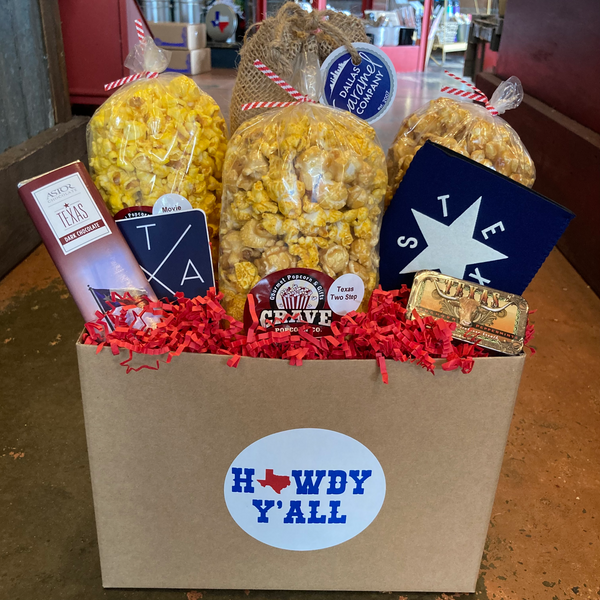 Howdy Y'all Texas Gift Box - Crave Popcorn Company