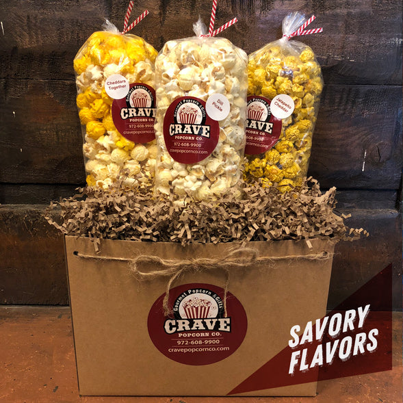 Savory Gift Box - Crave Popcorn Company