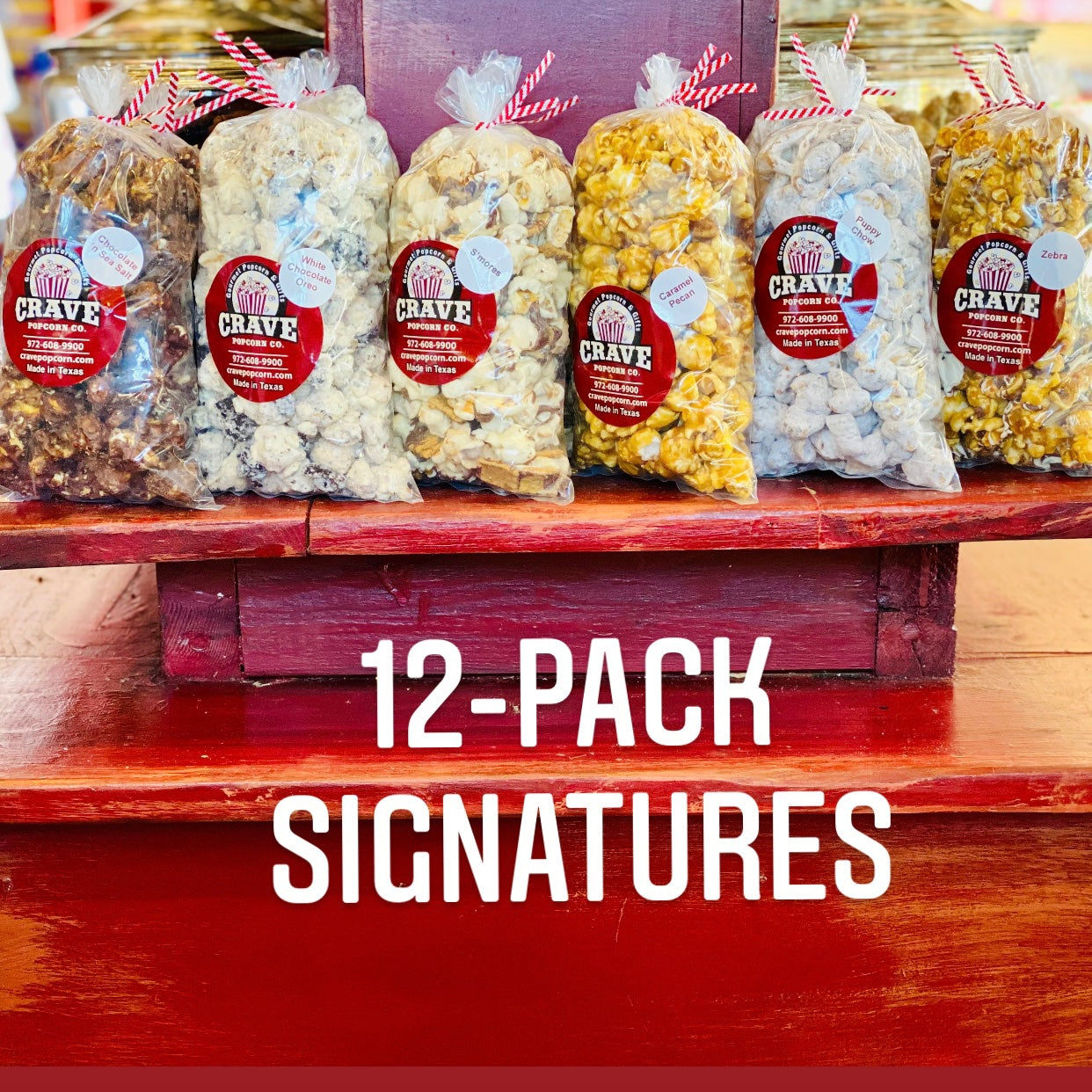 12Pack Signatures Crave Popcorn Company