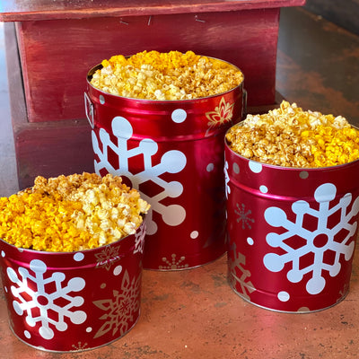 Let it Snow Popcorn Tin